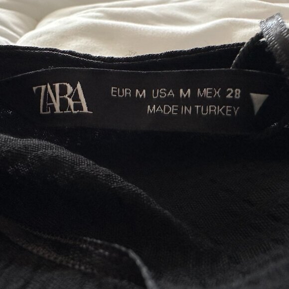 BRAND NEW ZARA BLACK KIMONO CARDIGAN - Picture 3 of 8